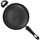 Oster Pallermo 3.5qt. Charcoal Aluminum Nonstick Sauté Pan with Lid